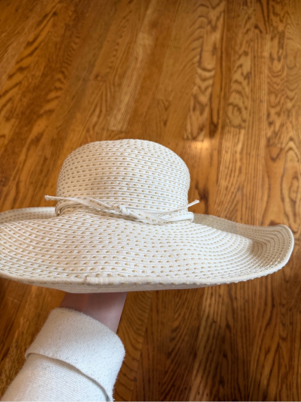 San Diego Hat Co. Ivory Wide Brim Floppy Sun Hat Women’s One Size